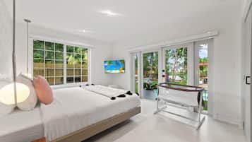 6 habitaciones, tabla de planchar con plancha, wifi y ropa de cama