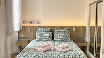 2 chambres, fer et planche Ă repasser, Wi-Fi gratuit, draps fournis