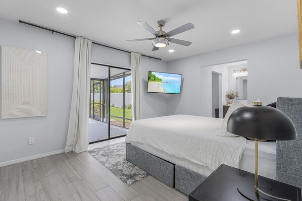 3 bedrooms, iron/ironing board, travel crib, WiFi