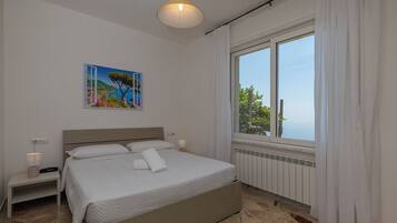 Standardzimmer, 1 Doppelbett, eigenes Bad, Meerblick