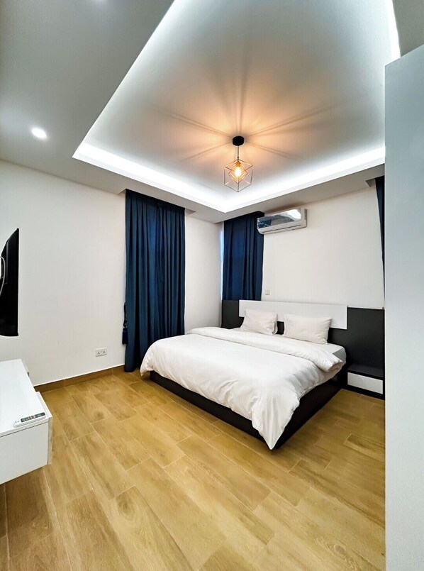 2 slaapkamers, een strijkplank/strijkijzer, wifi, beddengoed