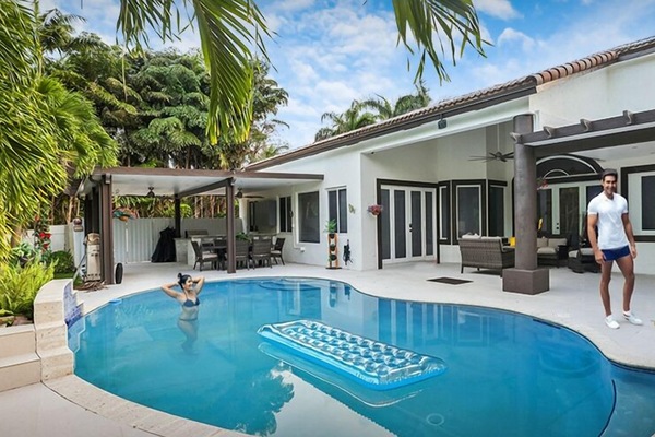 Indulge in a swim with a view—luxury at its finest.