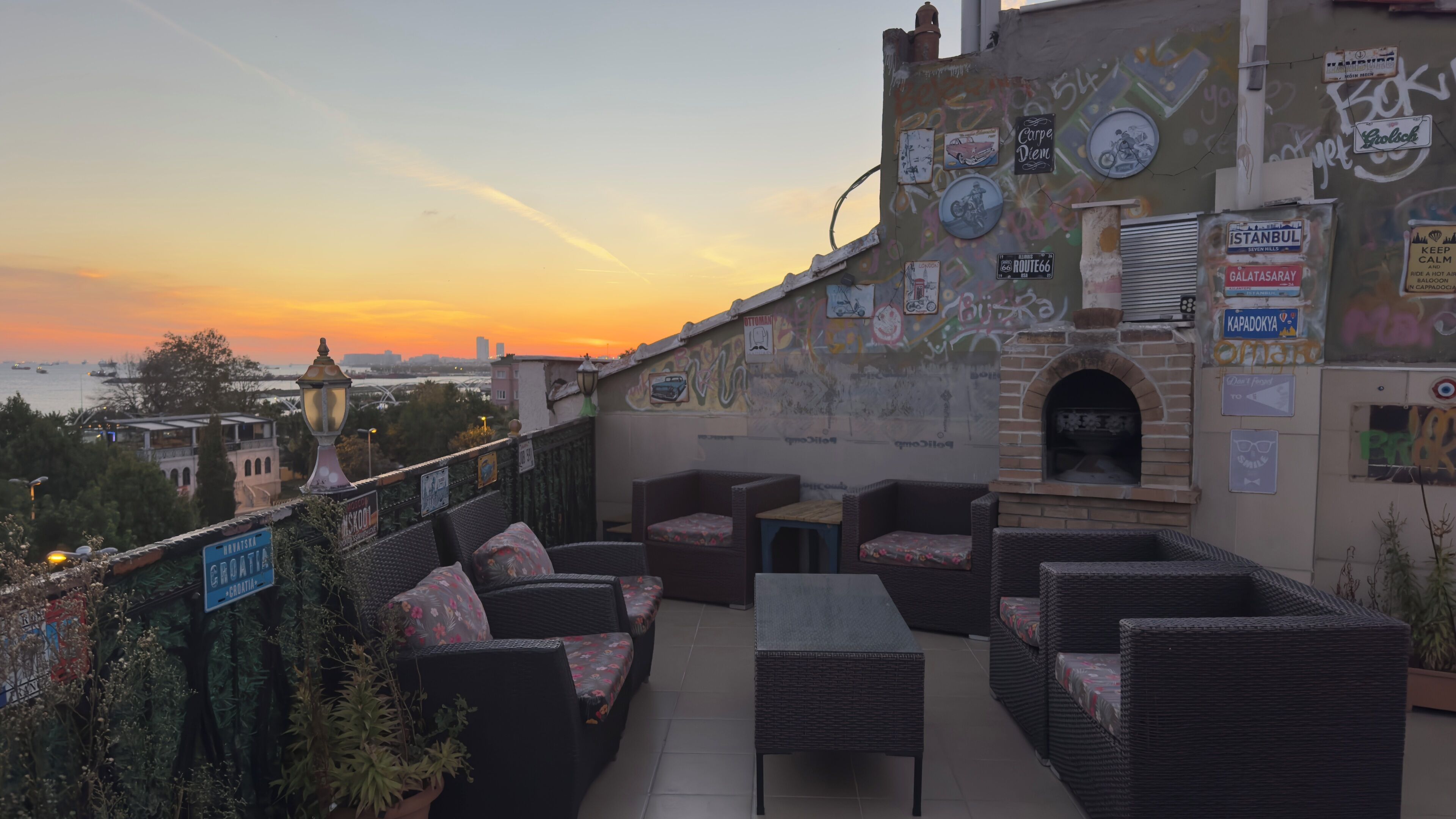Rooftop terrace