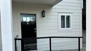 Exterior detail - Private suite steps away from the ferry and some of Powell River's best dining. (Powell River)