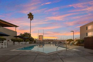 Una piscina climatizada