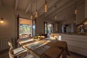 Dining - Cán Sandy magnificent mountain house with unsurpassed views of the village (Fornalutx)