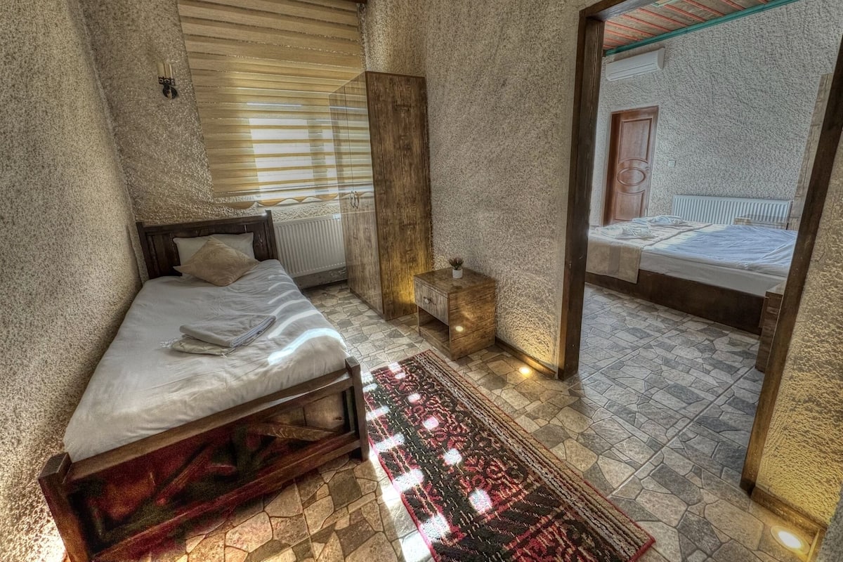 Family Triple Room, Garden View | Premium bedding, minibar, laptop workspace, free WiFi