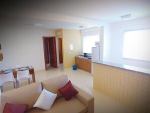 Familieleilighet, 2 soverom | Sengetøy av topp kvalitet, skrivebord, lydisolert og wi-fi (inkludert)