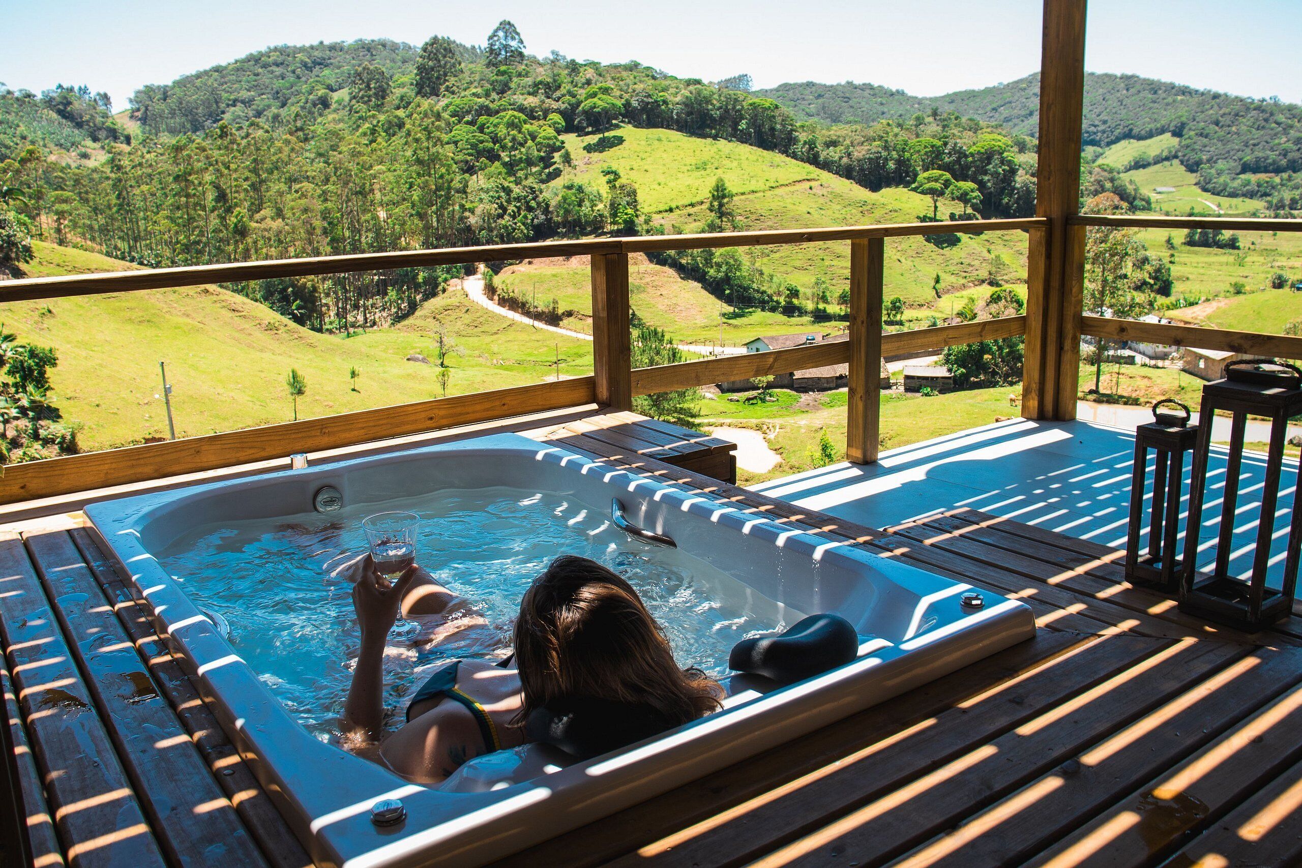 Honeymoon-Ferienhütte | Eigener Whirlpool