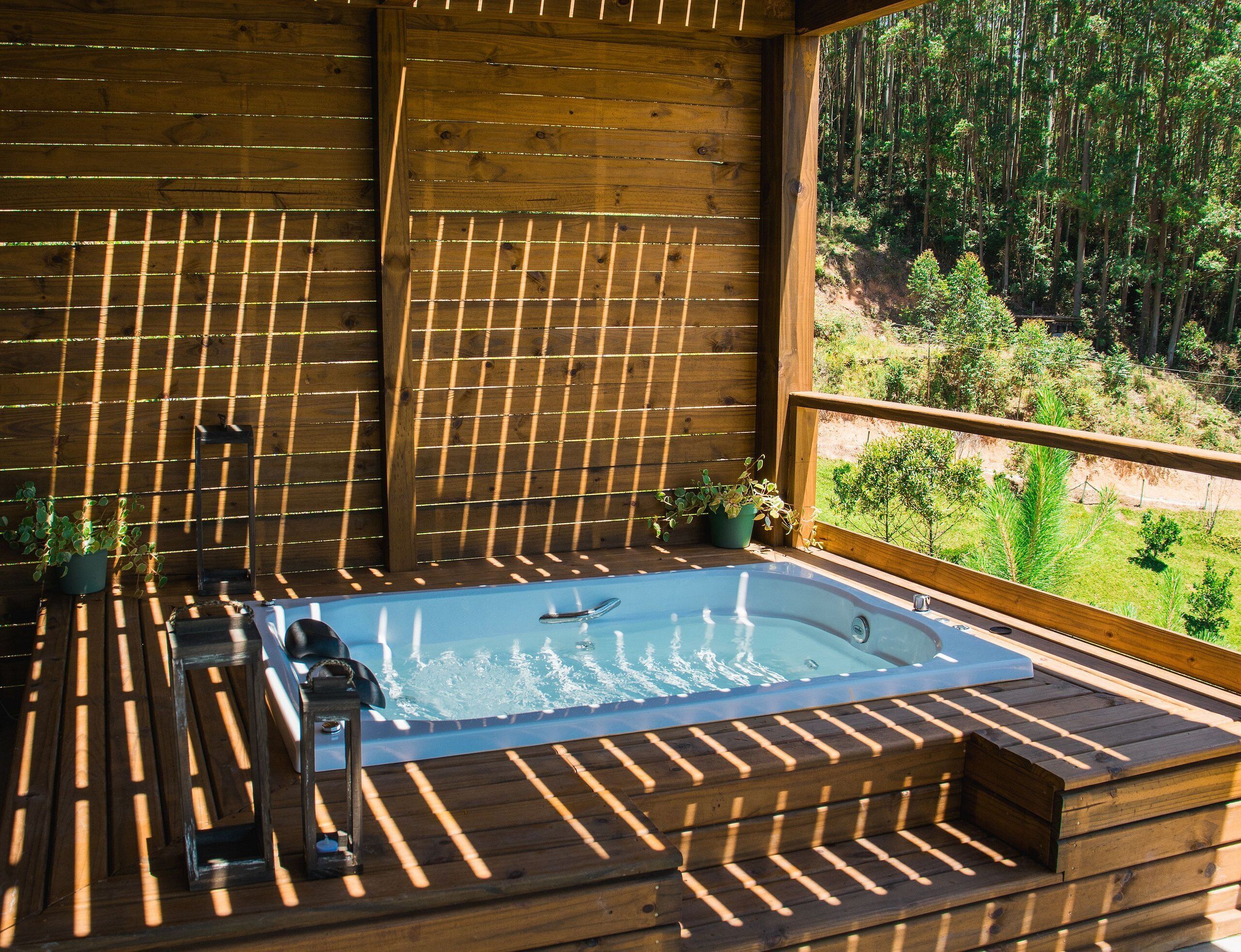 蜜月小屋 | 室外 Spa 池