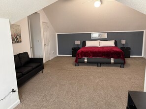 4 bedrooms, iron/ironing board, free WiFi, bed sheets