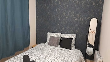 2 bedrooms, iron/ironing board, travel crib, free WiFi
