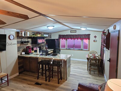 3 Miles to Rend Lake. 2 bedroom mobile home - Christmas week discount, sleeps 5