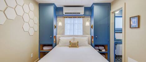 1 chambre, bureau, Wi-Fi, draps fournis