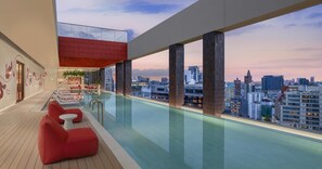 Indoor pool, outdoor pool