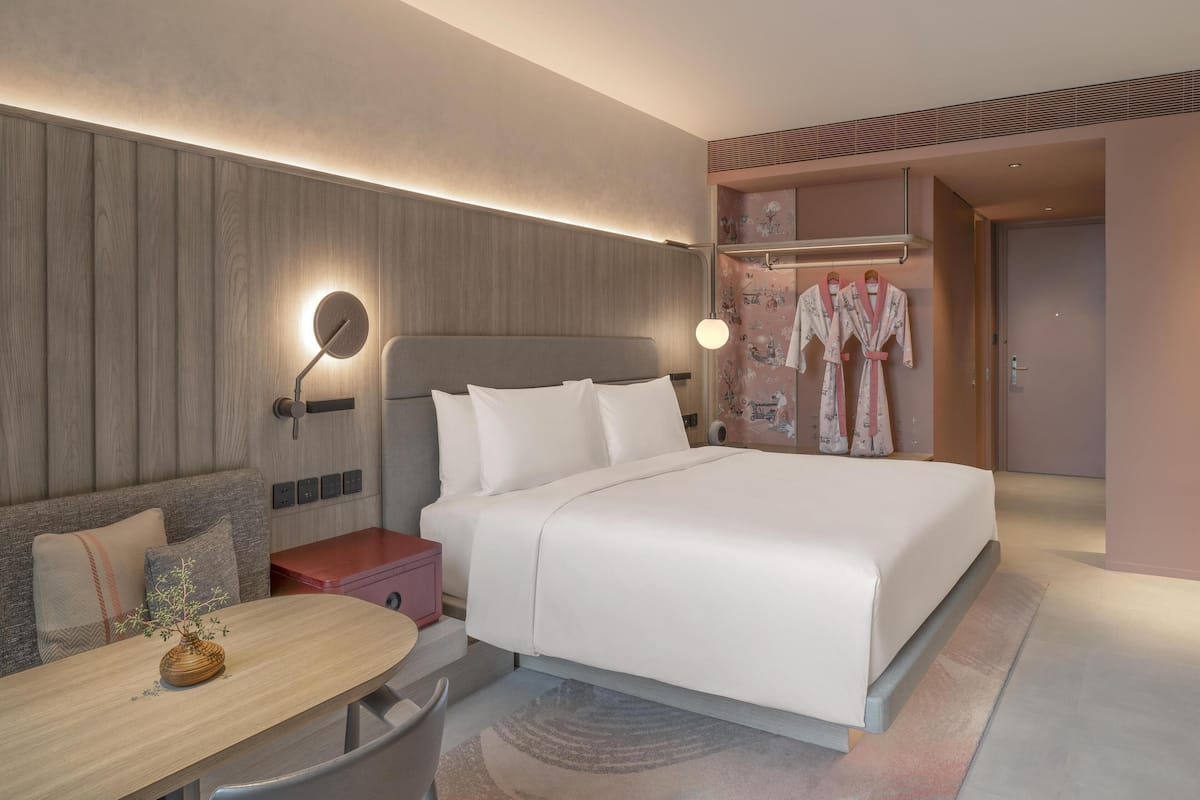 Minibar, in-room safe, desk, blackout curtains