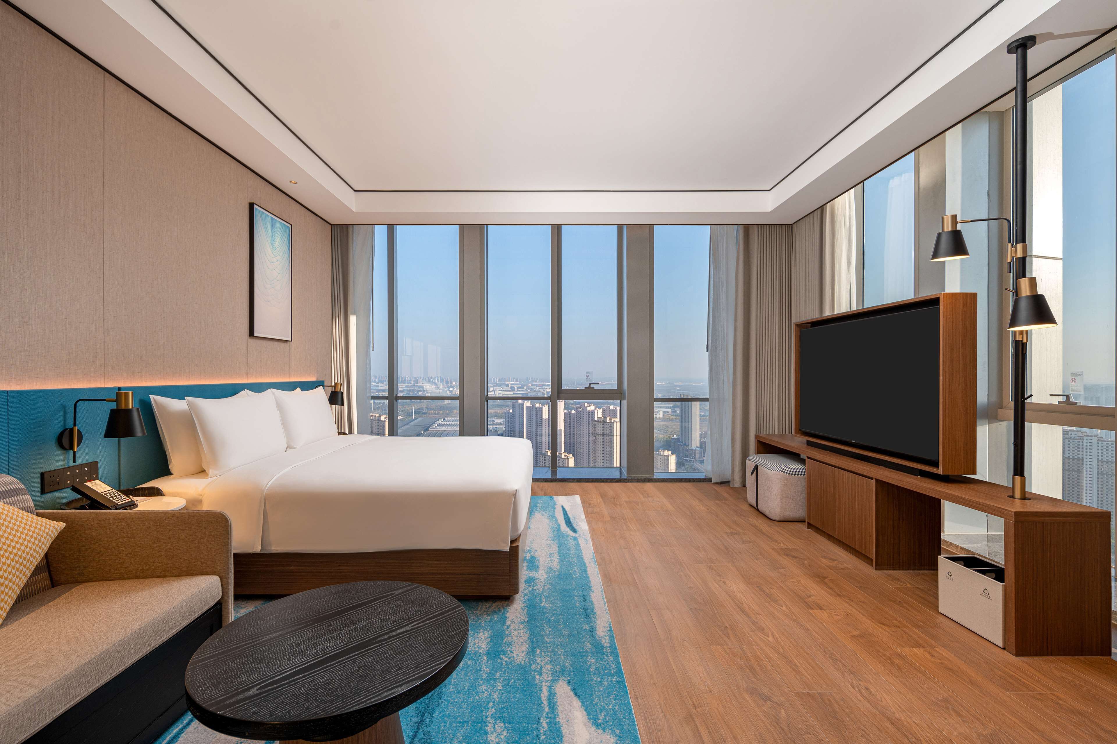 Chambre Premium, 1 très grand lit | Chambres insonorisées, draps fournis