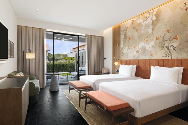 Caja de seguridad en la habitación y cortinas blackout 