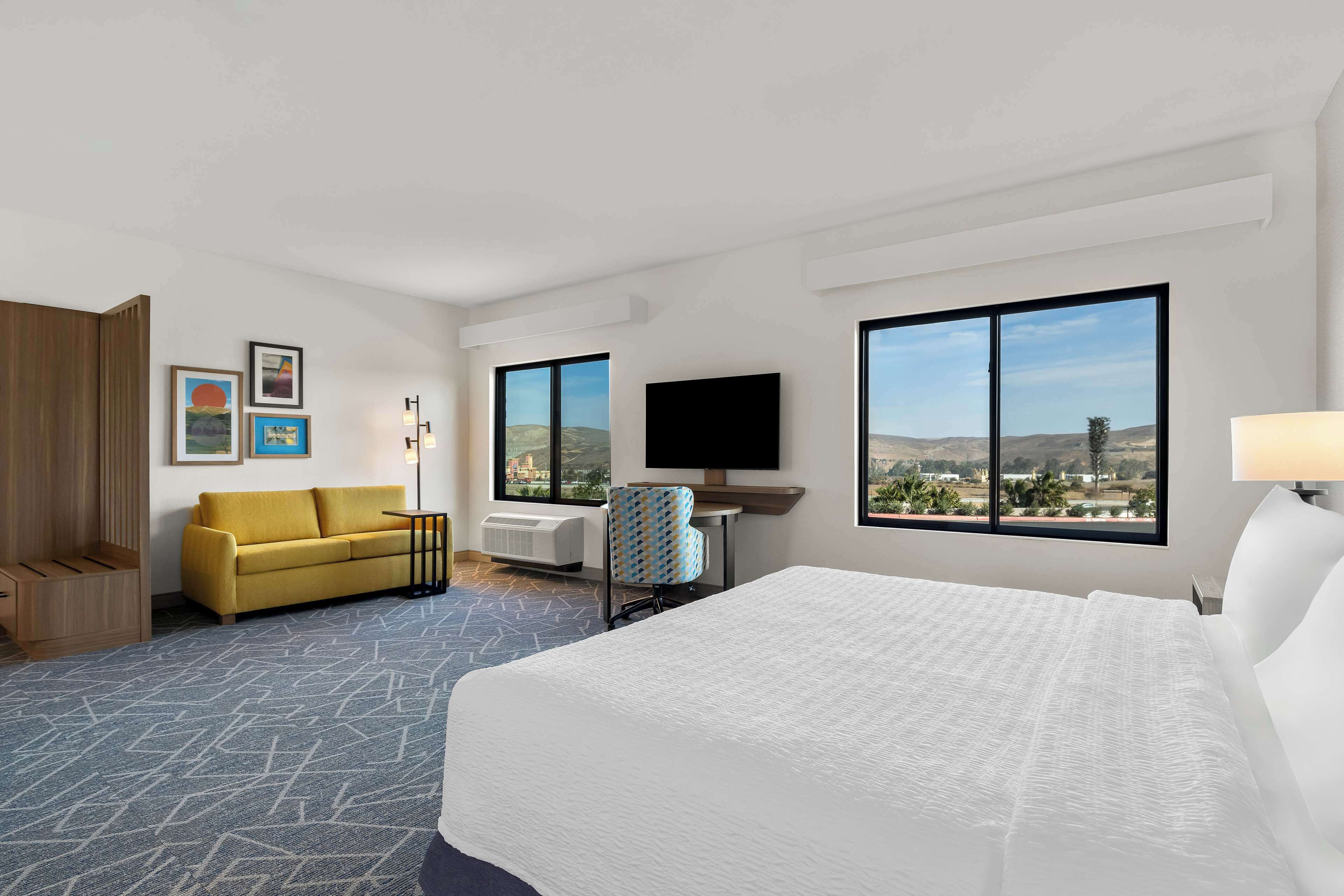 Studiolejlighed - 1 kingsize-seng - handicapvenligt (Roll-In Shower) | Gratis internetforbindelse via kabel