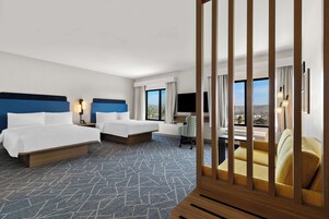 开间, 2 张大床, 冰箱和微波炉 (Wet bar) | 免费高速有线上网