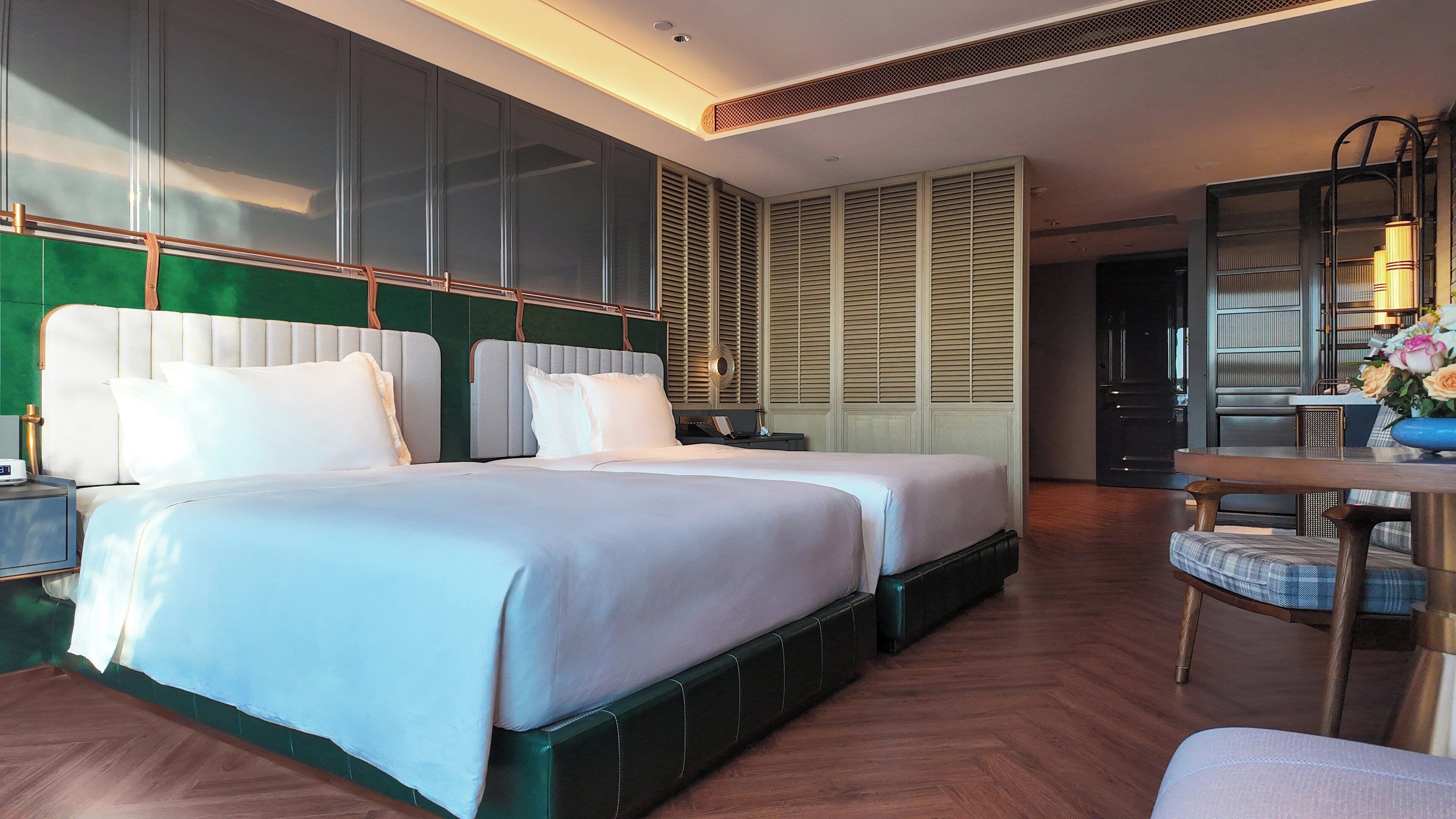 Premium Room, 2 Double Beds, Balcony, City View | Premium bedding, down comforters, minibar, in-room safe