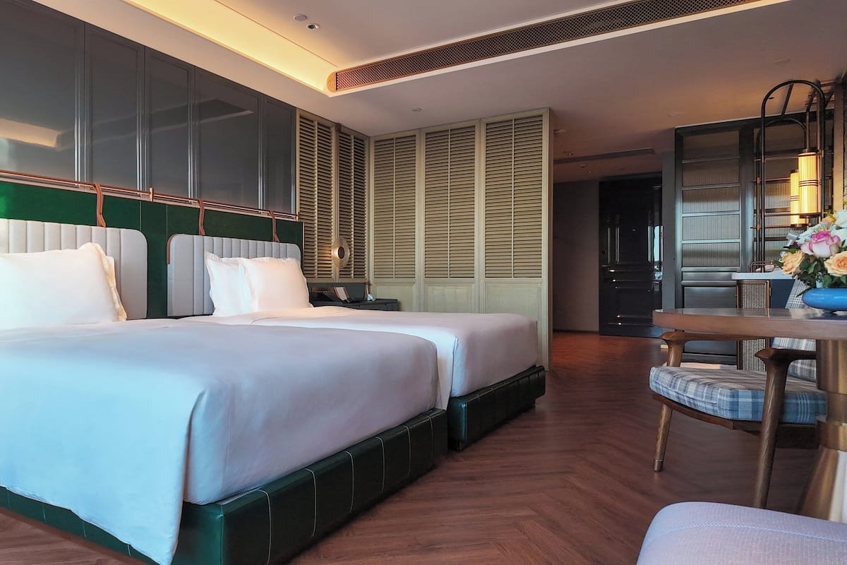 Premium Room, 2 Double Beds, Balcony, City View | Premium bedding, down duvets, minibar, in-room safe