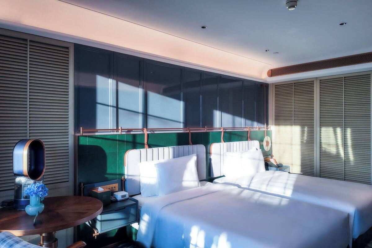 Premium Room, 2 Double Beds, Balcony, City View