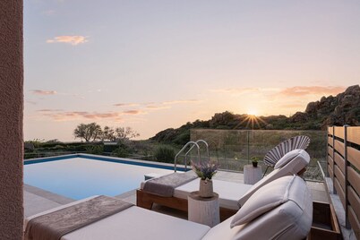 Exquisite Lemnos Villa | Villa Eris | 2 Bedrooms | Modern Furnishing | Private.