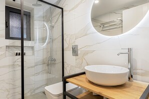 Handdoeken, zeep, shampoo, toiletpapier