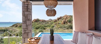 Magnificent Lemnos Villa | Villa Lemnos Nocturne | Private Swimming Pool |.