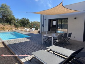 Pool - Villas Copains- Private heated pool-Porto Vecchio near Pinarello beach (Zonza)