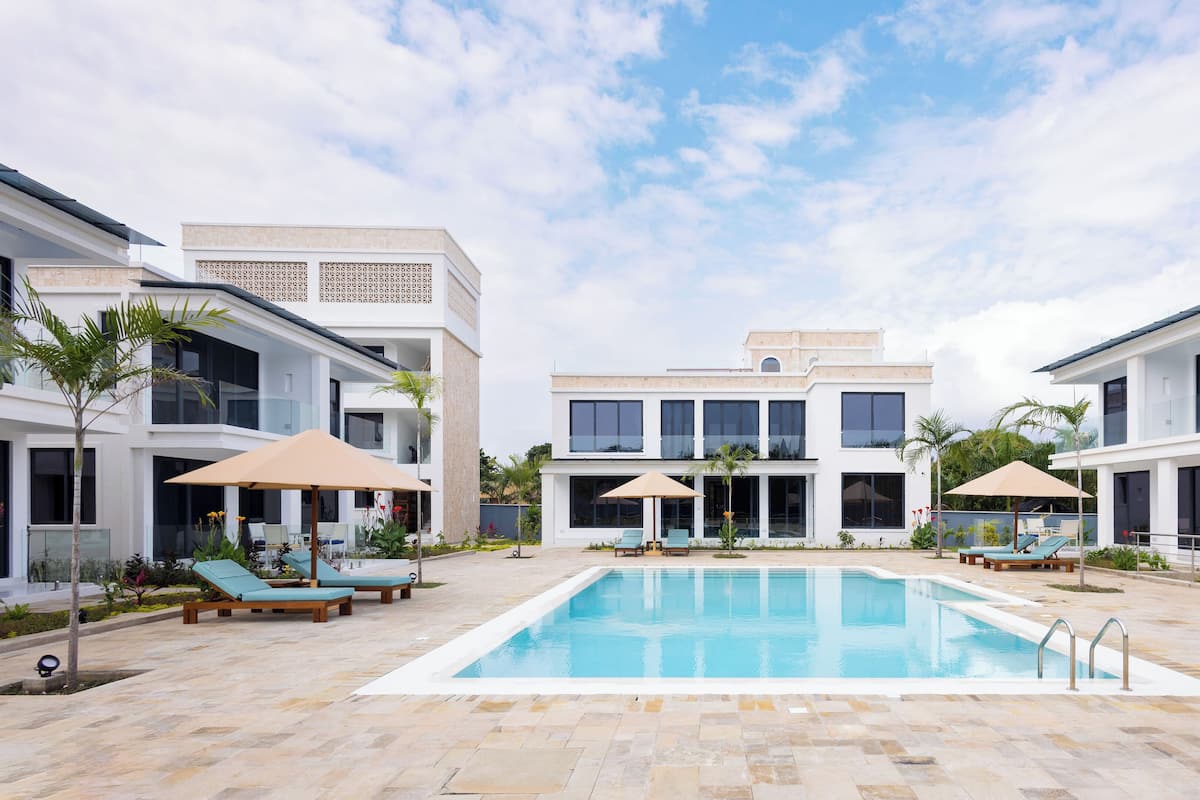 Luxury Villa, 4 Bedrooms, Pool View | 2 bedrooms, Egyptian cotton sheets, premium bedding, memory foam beds