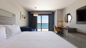 Habitación estándar, 1 cama King size, balcón, vista al océano | Insonorización y wifi gratis