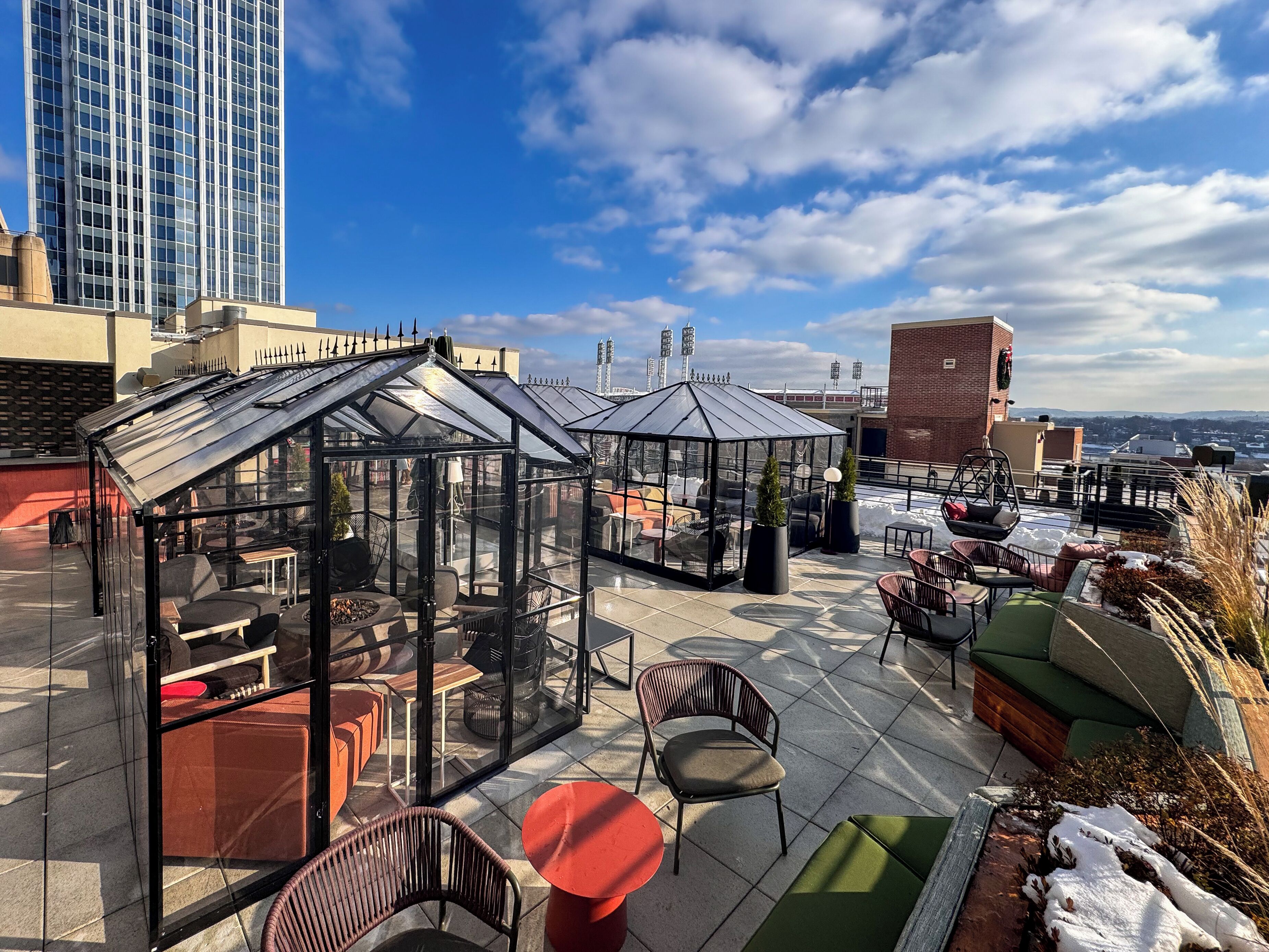 Terrasse sur le toit