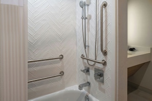 Suite, 1 Bedroom | Bathroom | Hair dryer, towels, soap, shampoo