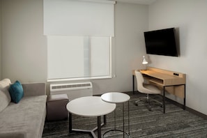 Suite, 1 Bedroom | Hypo-allergenic bedding, desk, laptop workspace, blackout curtains