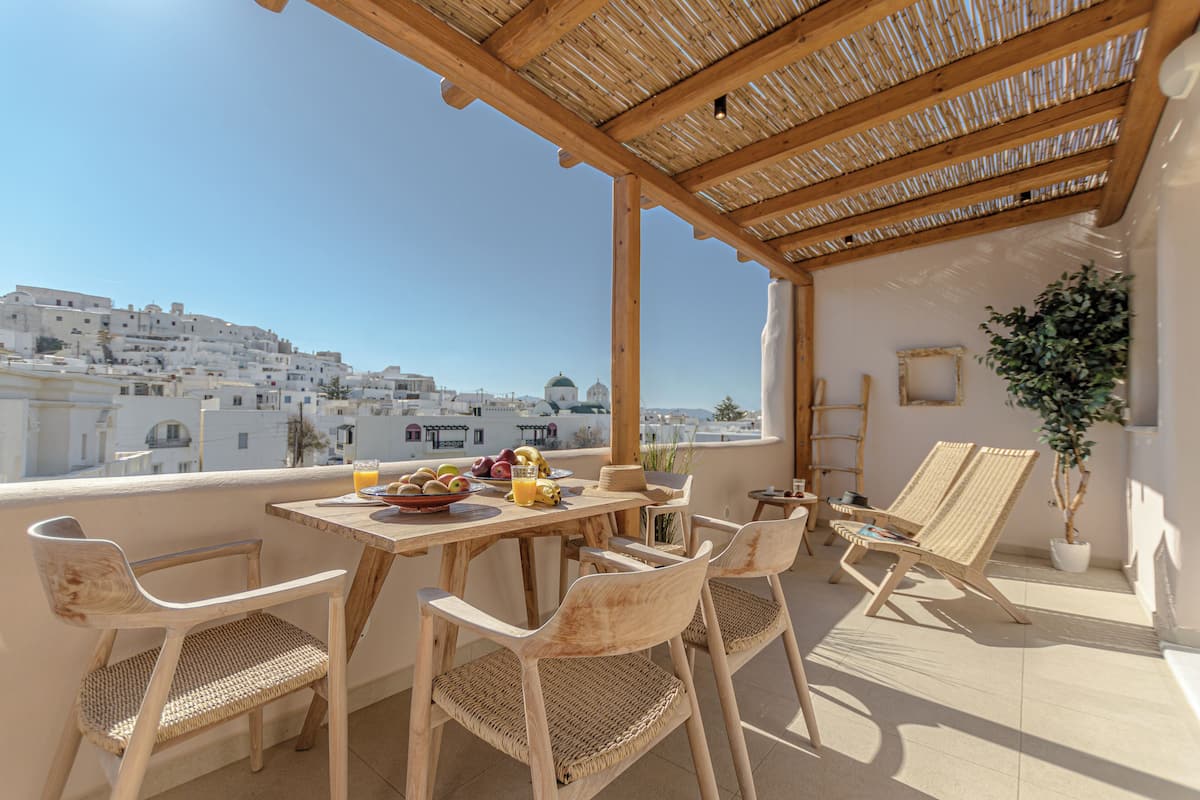 Superior Apartment, City View | Terrace/patio