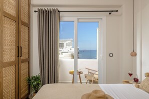 Apartamento Deluxe | Ropa de cama de alta calidad, minibar, caja fuerte