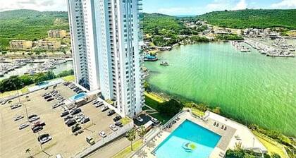 Amazing Waterfront View 2-bedroom Luxury Condo in Beautiful Farjado, Puerto Rico