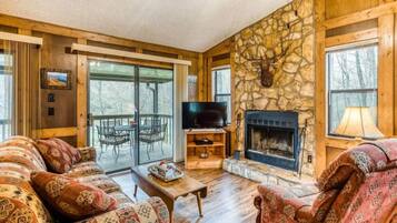 Televisor i llar de foc