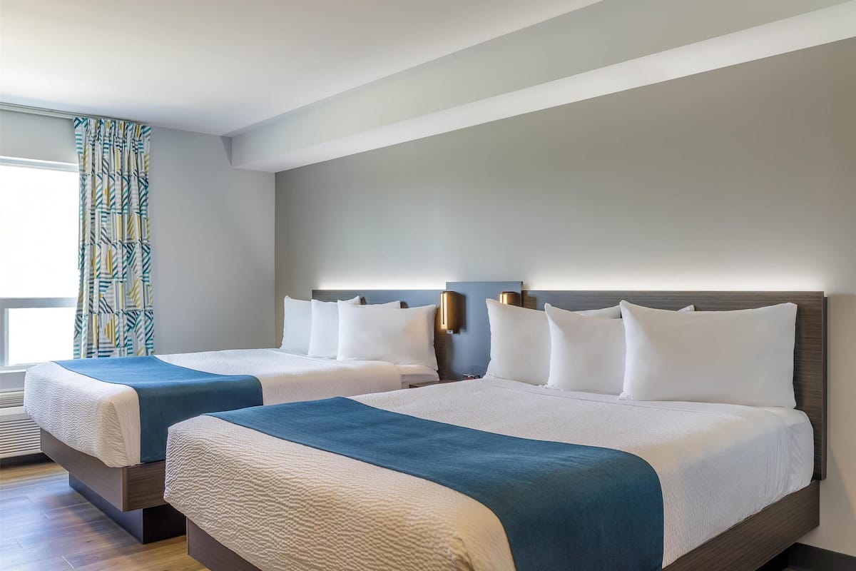 Standard Room, 2 Queen Beds, Non Smoking, Kitchen | Free WiFi, bed sheets