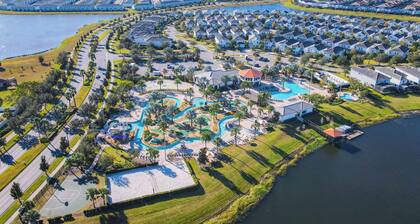 âš 5BR/4BA Townhouse w/ Private Pool, Themed Rooms & Resort Pools, Lazy River | 10 Minutes to Disney