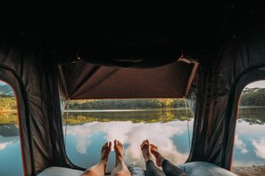 Utsikt fra overnattingsstedet