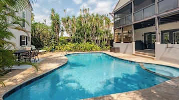 Una piscina riscaldata