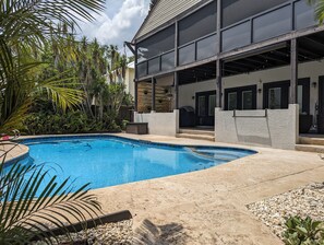 Opvarmet pool