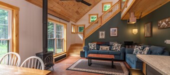 Newly built custom home nestled on the edge of the Bigelow Preserve