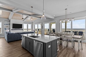Interior - 6BR Oceanfront Sanctuary: Pool, Elevator, Near Pier & More (Oak Island)