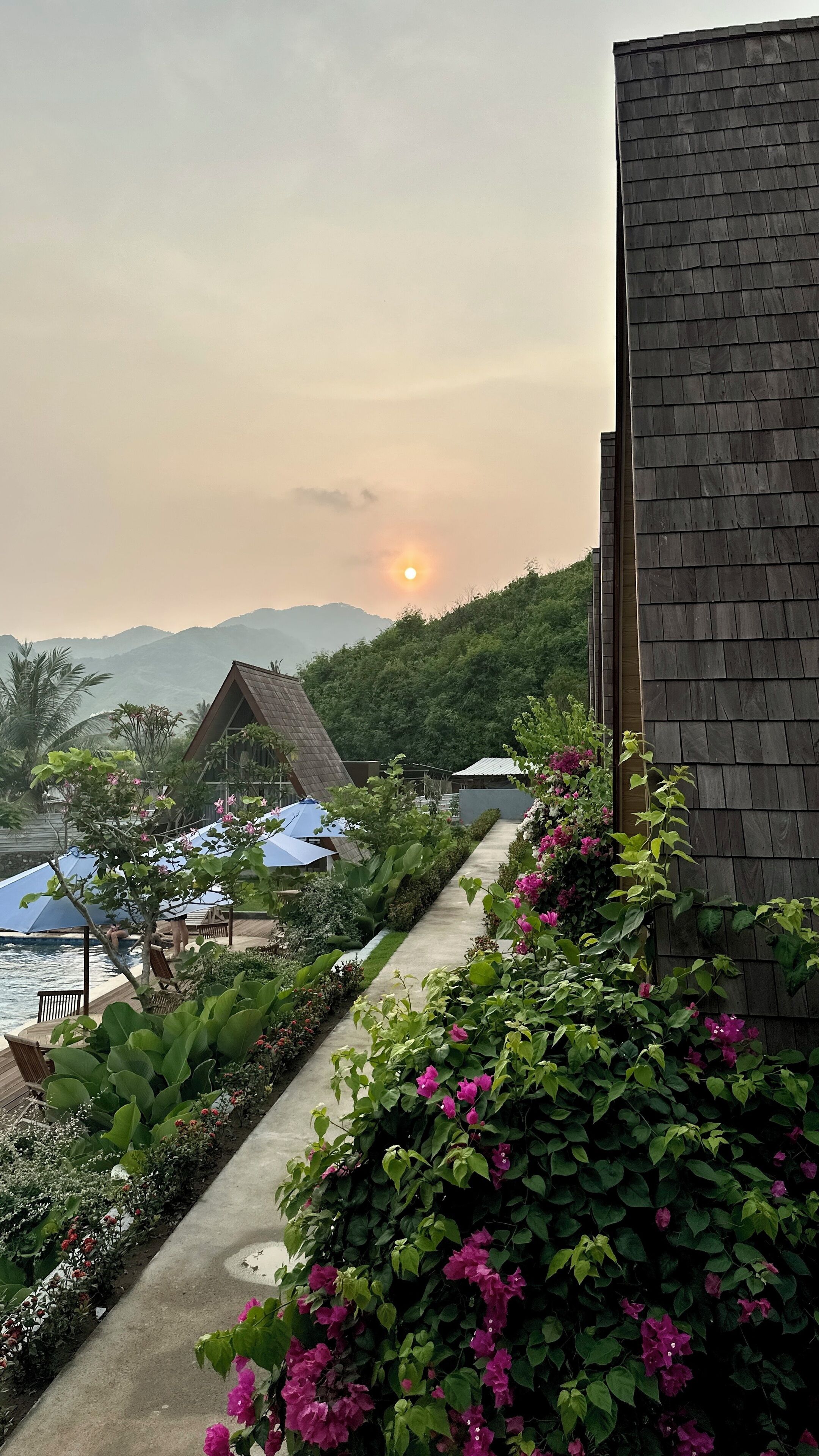 Pemandangan dari properti