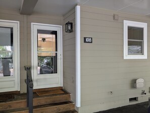 Exterior detail - "Dune Blossom" Townhouse w/ pool - 3 blocks to beach - linens/pillows included (Rehoboth Beach)