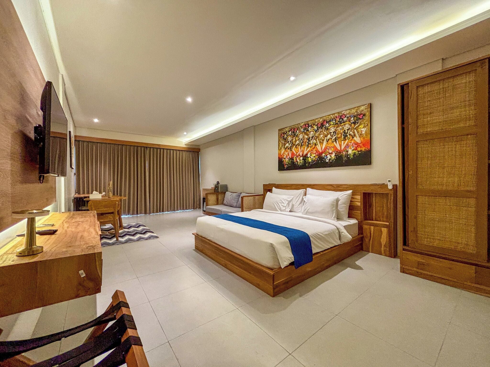 Garden Suite | Una scrivania, insonorizzazione, Wi-Fi gratuito, lenzuola